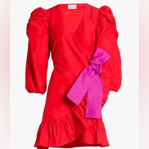 Tanya Taylor Sasha Red Dress Size 6